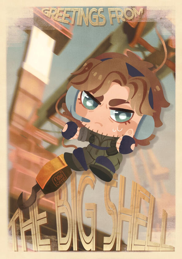 Pliskin Big Shell Postcard